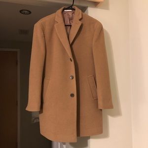 Calvin Klein Wool Blend Top Coat 38